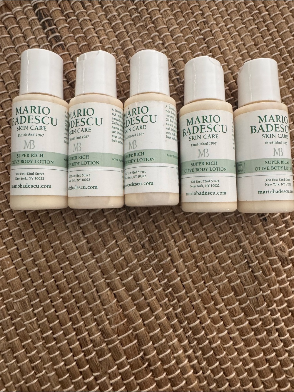 Mario Badescu Super Rich Olive Body Lotion - Cream and Green Travel Bottles (5)
